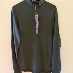 tee shirt manche longue berretta vert