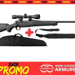 Pack Carabine Mossberg Patriot synth&eacute;tique avec lunette 3-9x40 + bretelle + fourreau 30-06 Sprg
