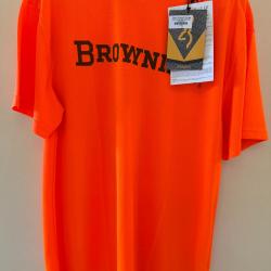 tee shirt orange fluo