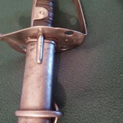 Ep&eacute;e de cavalerie lourde  Anglaise  modele de 1796 .Modele affil&eacute;e.