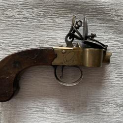 Pistolet briquet &agrave; silex