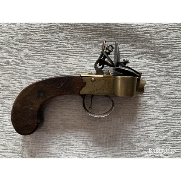 Pistolet briquet � silex