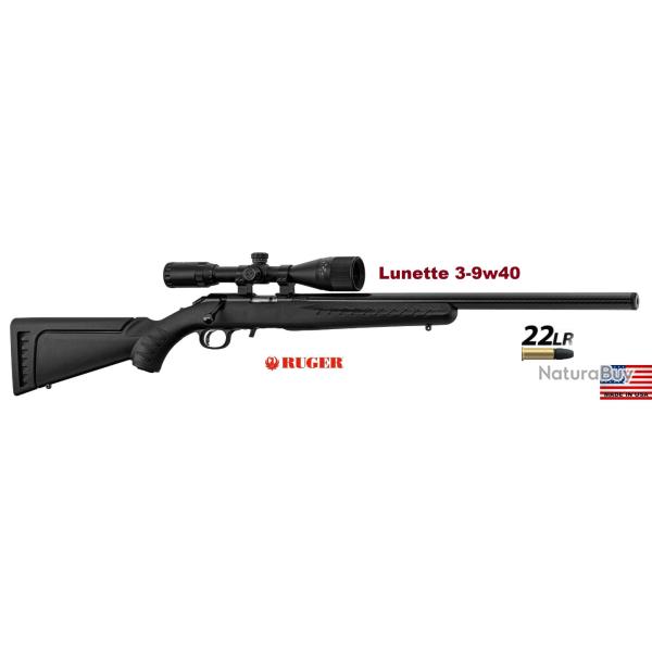 Carabine � verrou Ruger am�rican rimfire + Lunette 3-9x40 - Cal : 22Lr