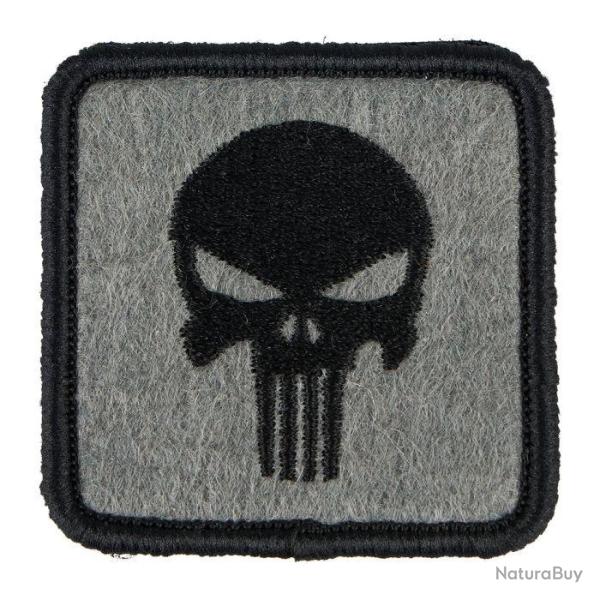 Patch Punisher Crane Brod� - 5x5cm - Gris