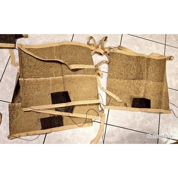 Militaria Allemand WW1 Lot de 4 Gu�tre de Cheval Hiver