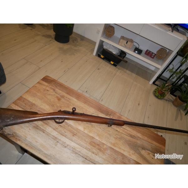 Fusil GRAS transform� chasse en Cal 12/65 ce qui n'est pas tr�s courant