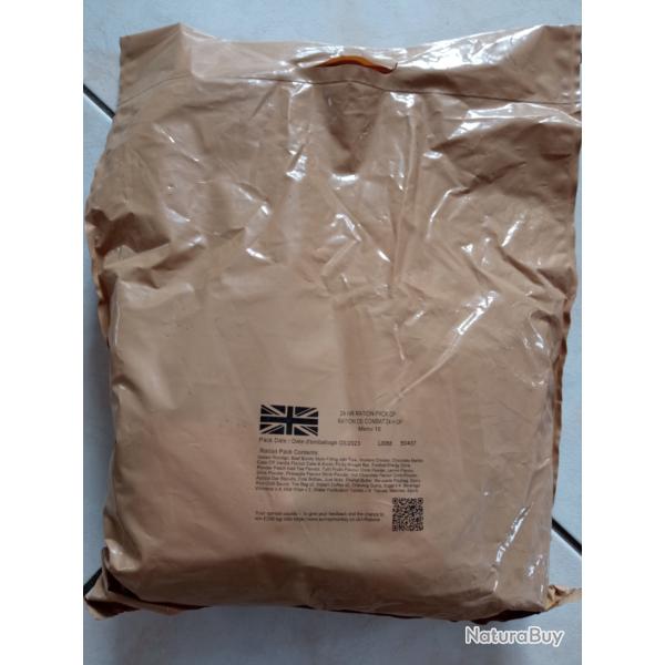 MRE EPA Ration 24h Britannique Menu 10