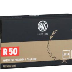 Balles rws 22lr R50