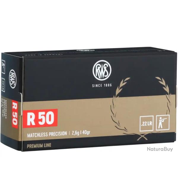 Balles rws 22lr R50