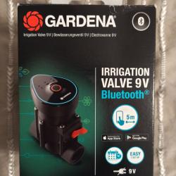 GARDENA Vanne d'arrosage Bluetooth 9V - Programmable Smartphone - Neuve