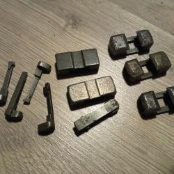 Militaria Allemand WW2 Lot de Pi&egrave;ces Curseur de Hausse Mauser 98k / VZ24