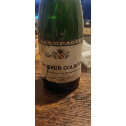 Bouteille champagne vide lance missile Croiseur Colbert