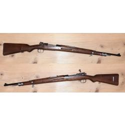 Jolie carabine mauser 8x57js canon miroir