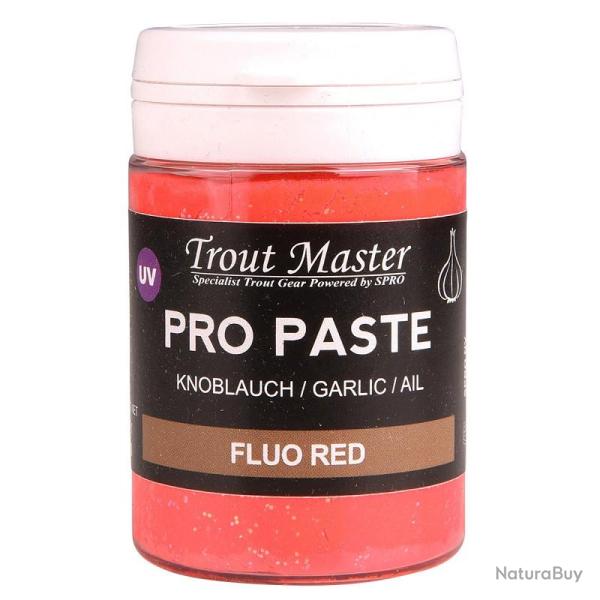 Spro P�te � truite Pro Paste Garlic Fluo Red