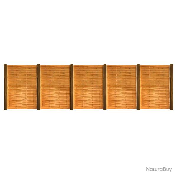 Kit 36 m de cl�ture bois - Hauteur 180x3,5 cm