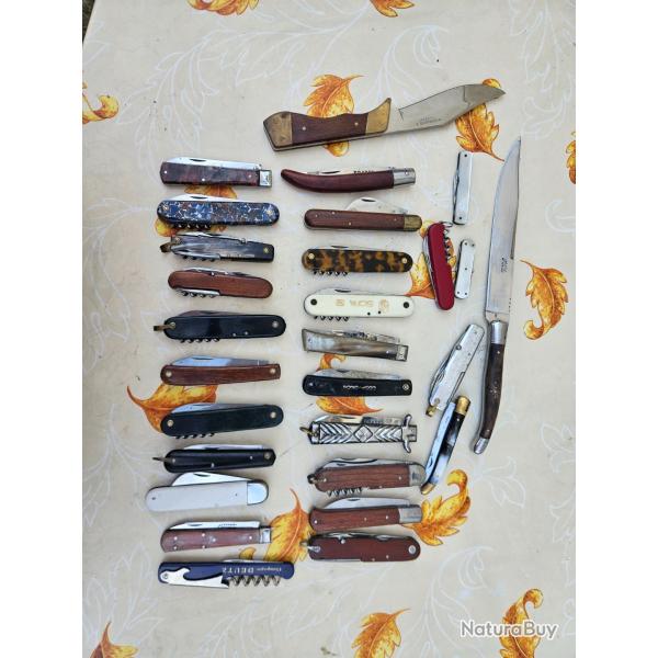 Lot de couteaux