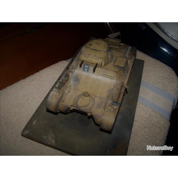 Maquette mont�e , peinte et patiner  du Pz.Kpfw.I Ausf.A ...Libie 1941 ...au 1/16 ....