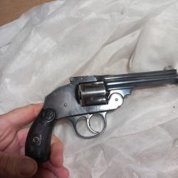 IVER JOHNSON TOP BREAK SAFETY HAMMERLESS 2nd mod&egrave;le cal 38sw cat D