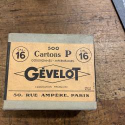 500 CARTONS P GEVELOT CALIBRE 16