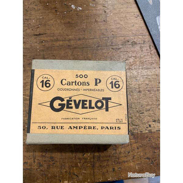 500 CARTONS P GEVELOT CALIBRE 16