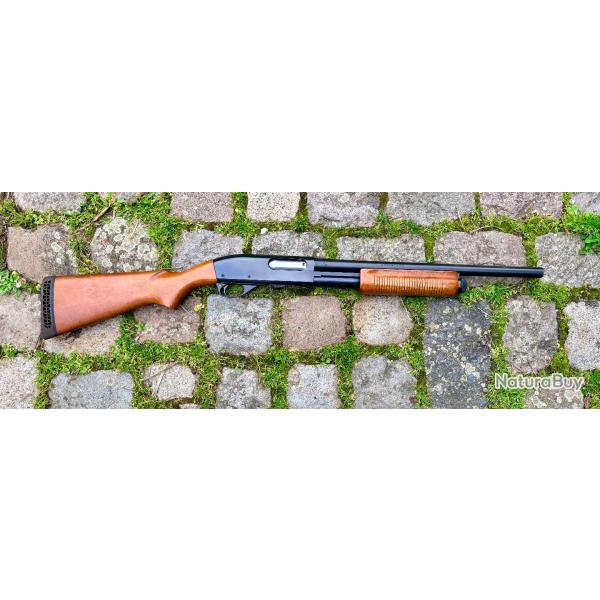 FUSIL A POMPE Remington 870 wingmaster cal 12/70 4+1 coups canon lisse riot gun