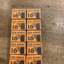 8 BOITE DE 100 RONDS NUMEROTE 7 CALIBRE 16