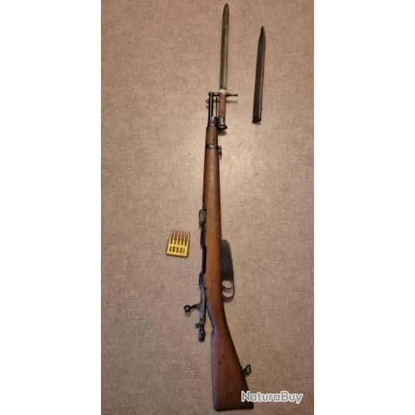 Rare carcano Ts 91/28 Tromboncino