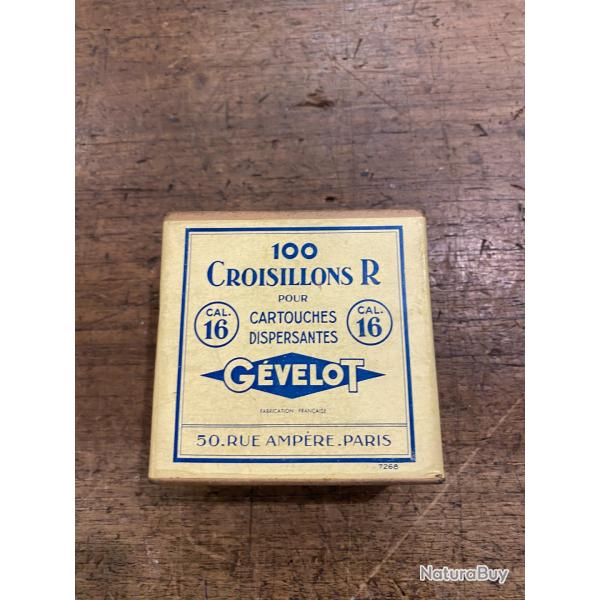 100 CROISILLONS R CALIBRE 16 GEVELOT
