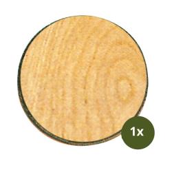 Ecusson troph&eacute;e sanglier clair diam.20cm