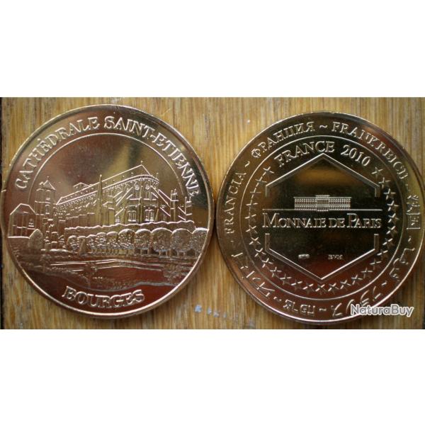 Medaille Bourges Cathedrale Saint Etienne Monnaie De Paris 2010 Neuve