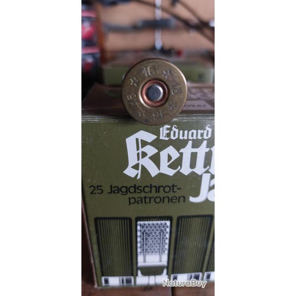 Cartouches Cal. 16 Kettner 32 16/70  32 g plomb N� 3.