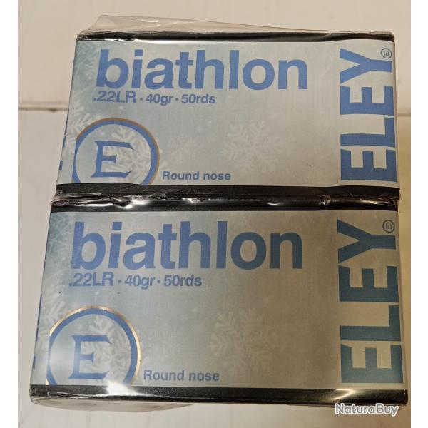 CARTOUCHES ELEY BIATLHON CLUB CAL. 22LR PACK DE 10 BOITES DE 50