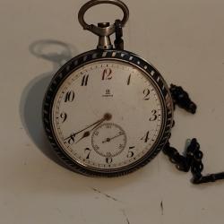 Montre a gousset lot de 3x.Omega Lip Cheuvrier.