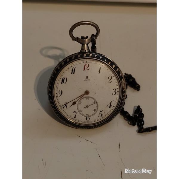 Montre a gousset lot de 3x.Omega Lip Cheuvrier.