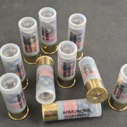 10 cartouches GUARNERI cal 12/70 12grains chevrotine