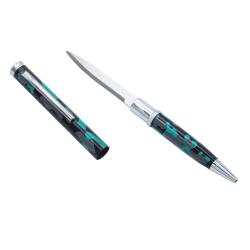 Stylo ouvre lettre lame cach&eacute;s en acier inoxydable Coloris aux choix Camo
