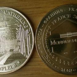 Medaille Honfleur Eglise Saint Catherine 2010 Monnaie de Paris