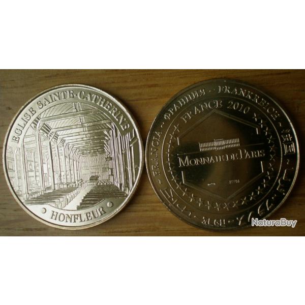 Medaille Honfleur Eglise Saint Catherine 2010 Monnaie de Paris