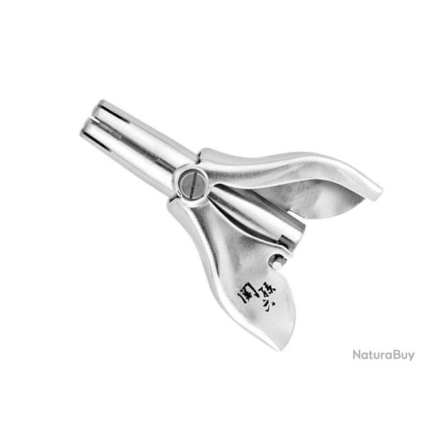 Tondeuse a poils de nez Kai inox satine