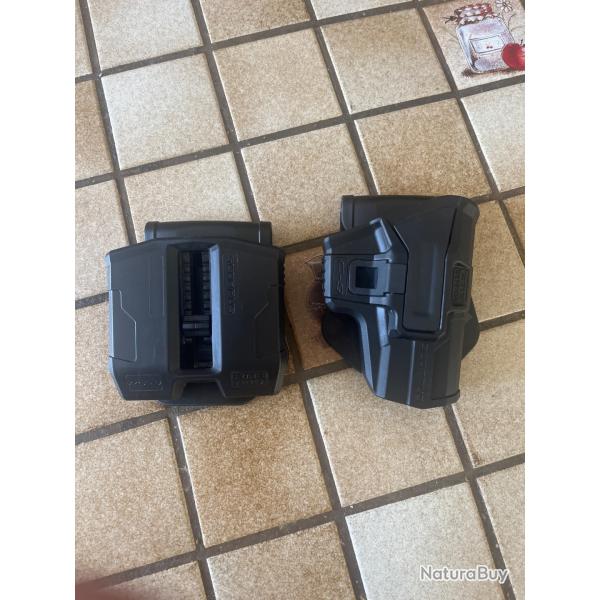 Holster et porte chargeur fab d�fense pour glock 17 19 26 44 45