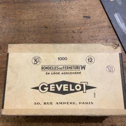 1000 RONDELLESS DE FERMETURE W EN LIEGE GEVELOT CALIBRE 12