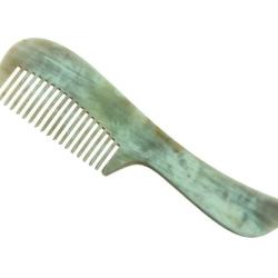 Peigne a moustache avec manche corne 10cm