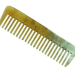 Peigne a barbe/ moustaches 9cm corne