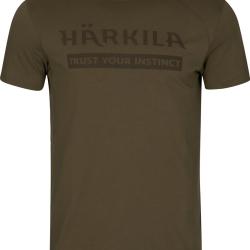 T-SHIRT HARKILA LOGO S/S WILLOW GREEN TAILLE M NEUF