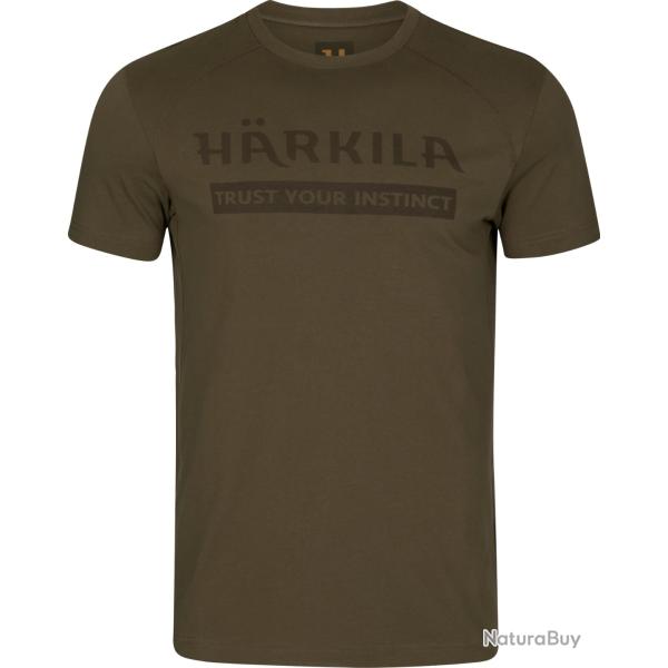 T-SHIRT HARKILA LOGO S/S WILLOW GREEN TAILLE XL NEUF