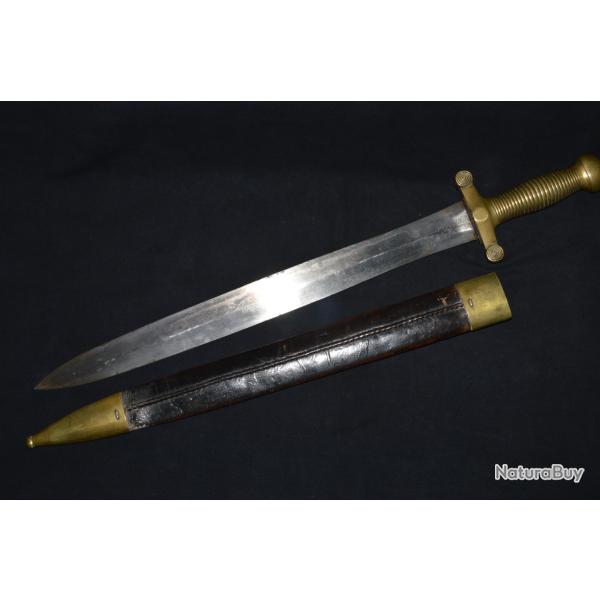 GLAIVE 1831 INFANTERIE MONARCHIE-SECOND EMPIRE GARDE IMPERIALE-KLINGENTHAL1832-GUERRE 1870-POMPIER