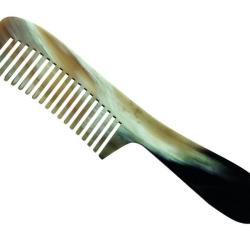 Peigne rateau avec manche 19cm corne
