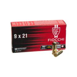 FIOCCHI 9X21 FMJ 124gr X50