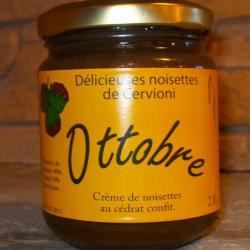 CREME DE NOISETTES AU CEDRAT CONFIT 240g