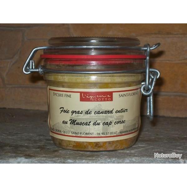 FOIE GRAS EN ENTIER AU MUSCAT DE CORSE 180g